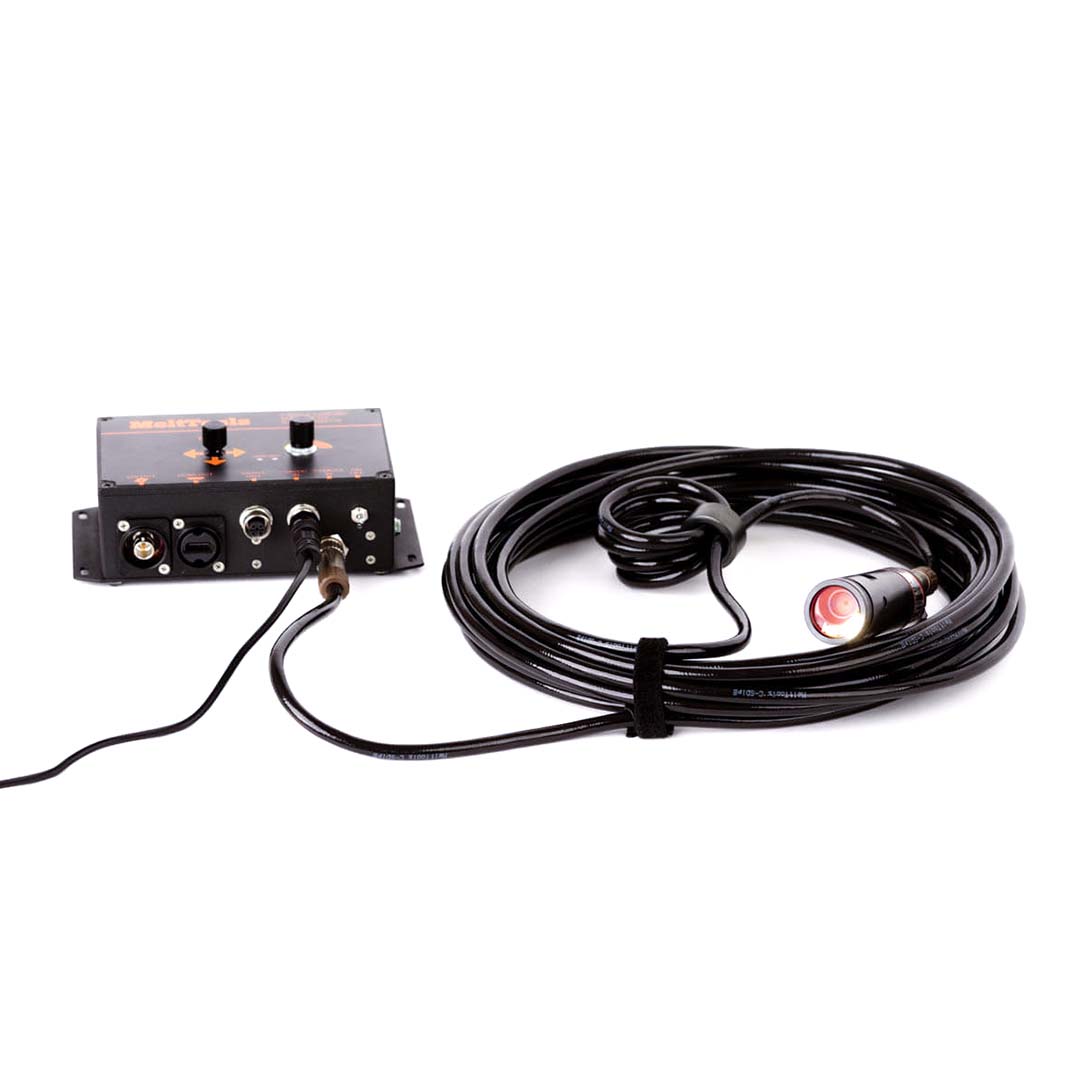 MeltView® PIXI weld monitoring camera plugged into the PXCC1 compact camera controller