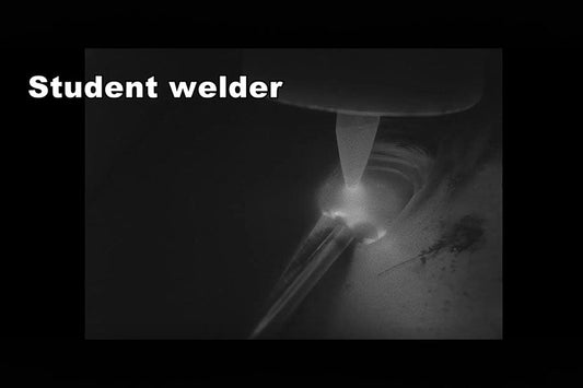 Instructor and student GTAW weld monitoring using the MeltView APEX2 camera for welding education