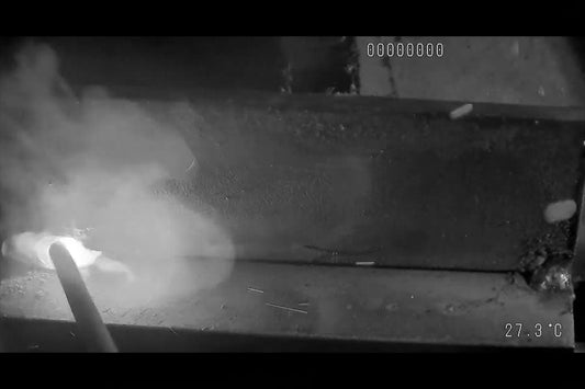 MMAW SMAW stick welding fillet joint using the MeltView® APEX3 welding education camera