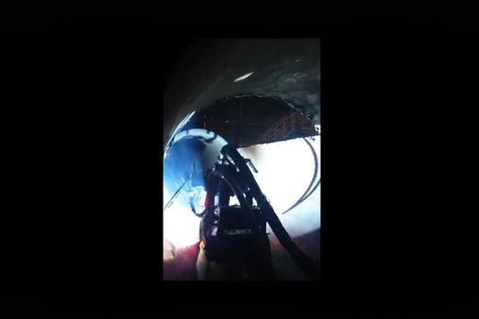 Internal repair of pipe using the MeltView DART camera