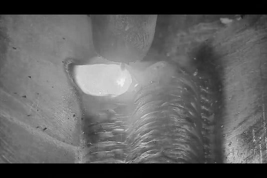 FCAW fill using the monochrome MeltView® DART2 camera