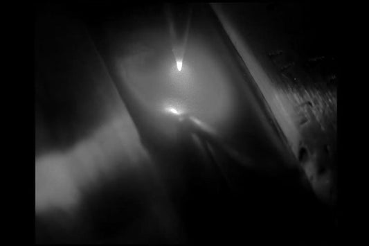 Micro TIG titanium weld captured with the MeltView® APEX2 welding camera