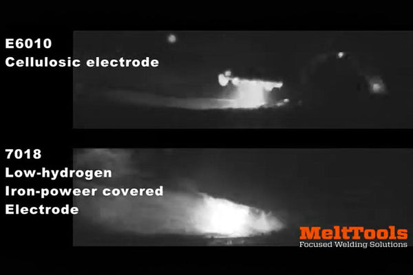 Stick welding transfer with low hy and celulosic electrode
