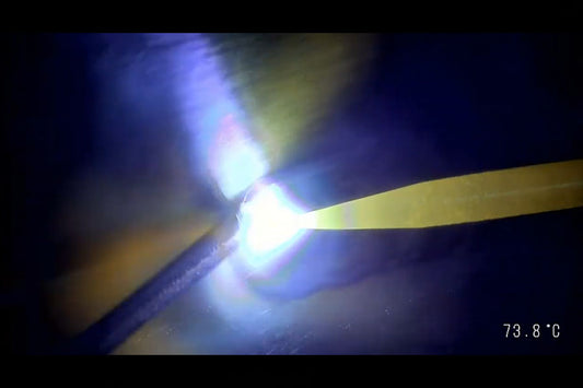 TIG fillet joint monitoring using the MeltView® APEX3 welding education camera