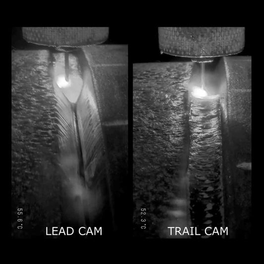 Leading and trailing weld monitoring cameras - MeltView® PIXI