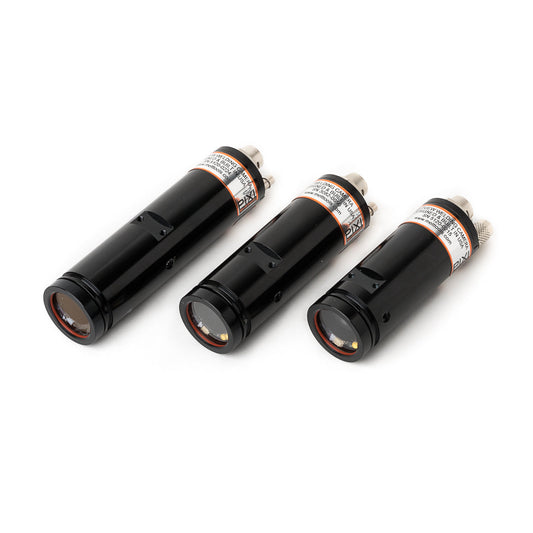 Three MeltView® PIXI cameras in small, medium and large camera body housings
