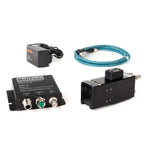 MeltView® DART2 camera with PXCC11, X-coded right angle camera cable and MeltTools power supply.