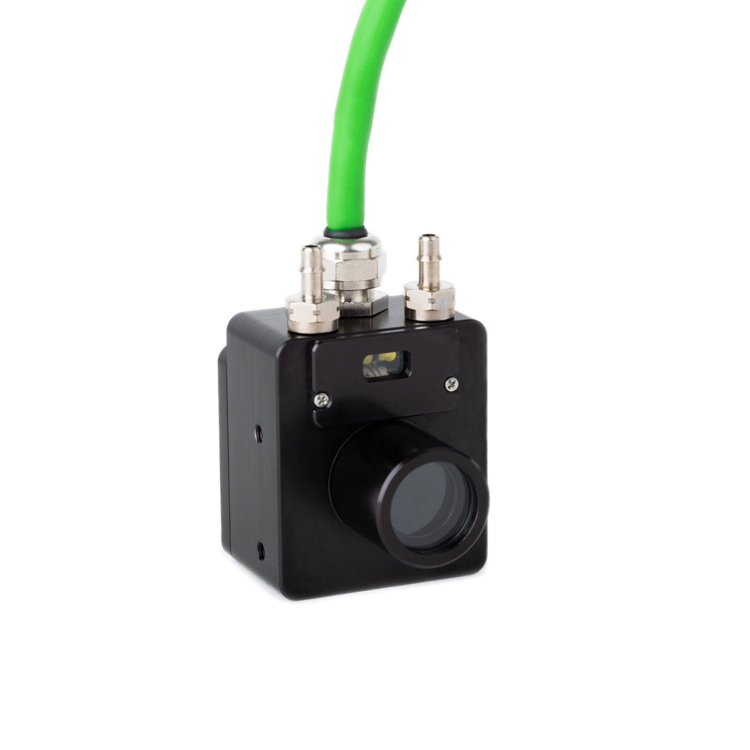 Front view of the MeltView® TERA weld  monitoring camera