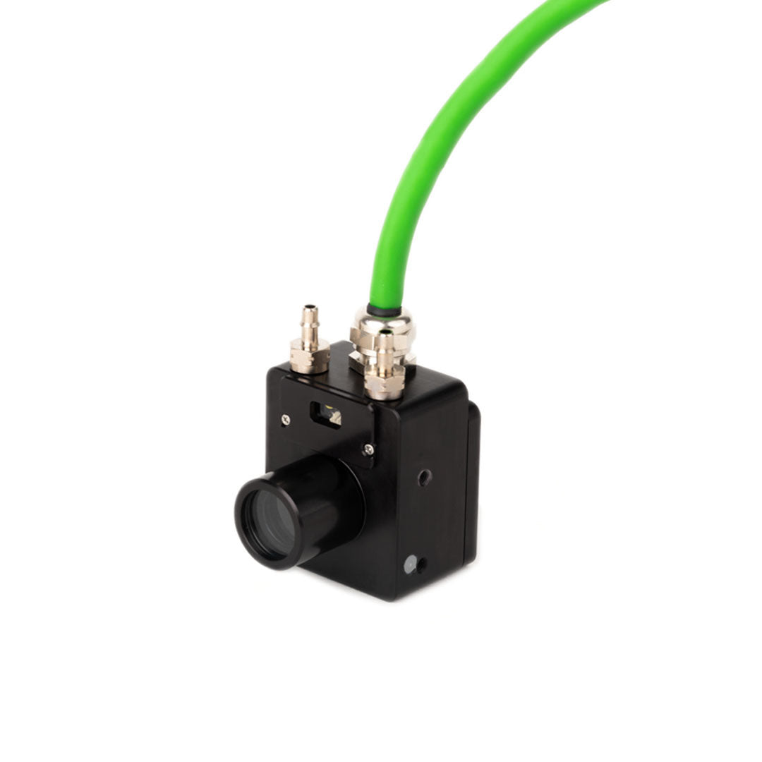 Side view of the MeltView® TERA weld monitoring camera