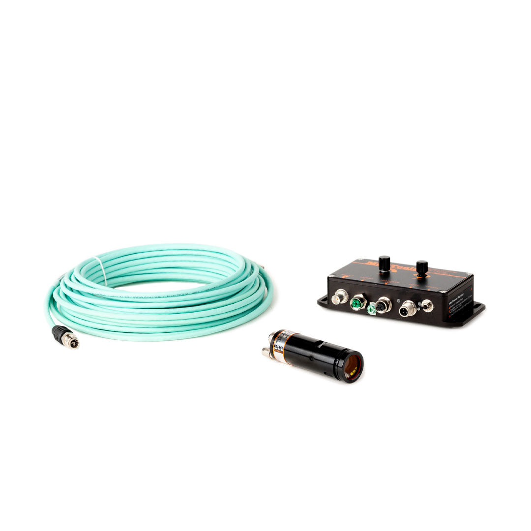 X-coded PIXI system with the MeltView® PIXI, PXCC8 camera controller, and X-coded camera cable.