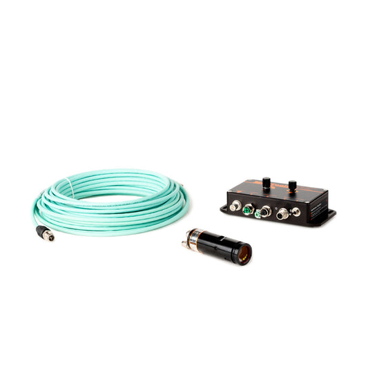 X-coded PIXI system with the MeltView® PIXI, PXCC8 camera controller, and X-coded camera cable.