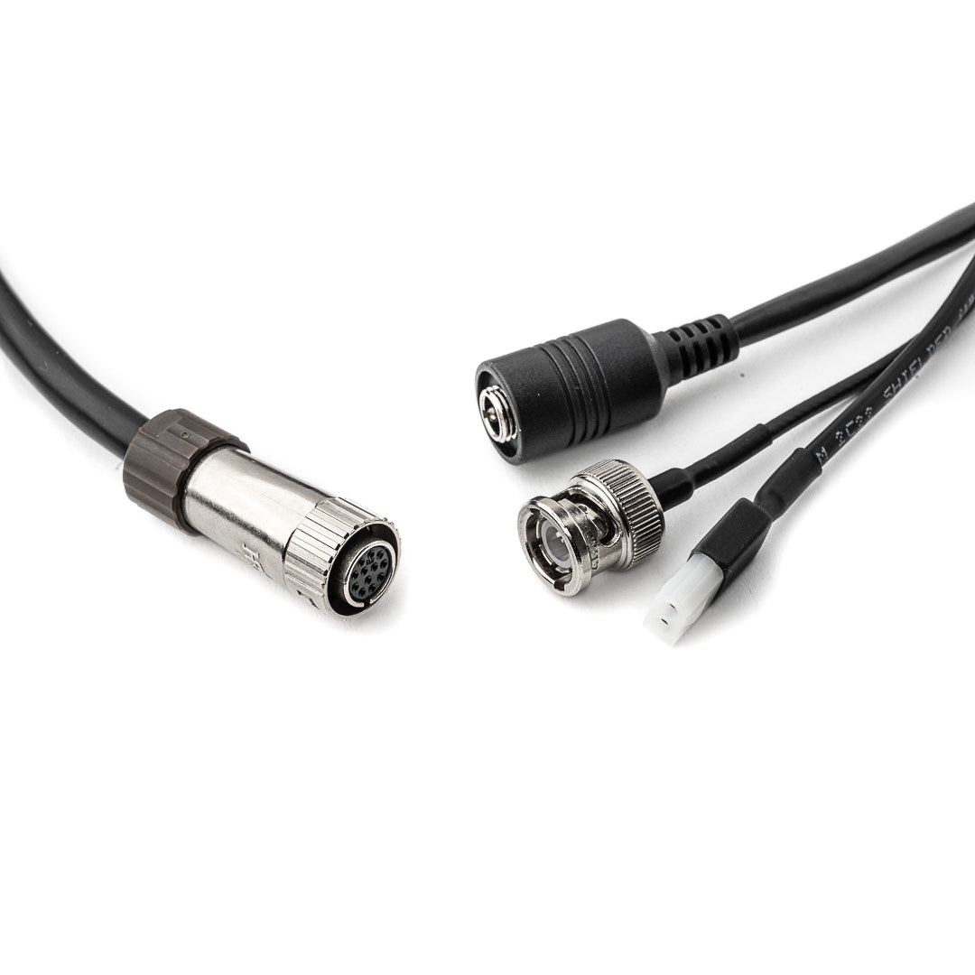 DART welding camera flex cable, with integrated breakout (connectors)