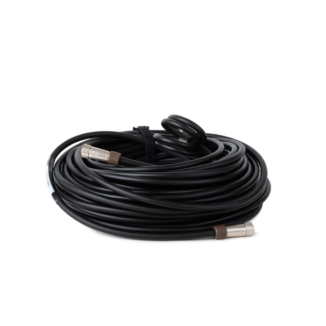 Flex camera cable with integrated ferrite