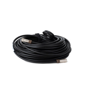 Flex camera cable with integrated ferrite