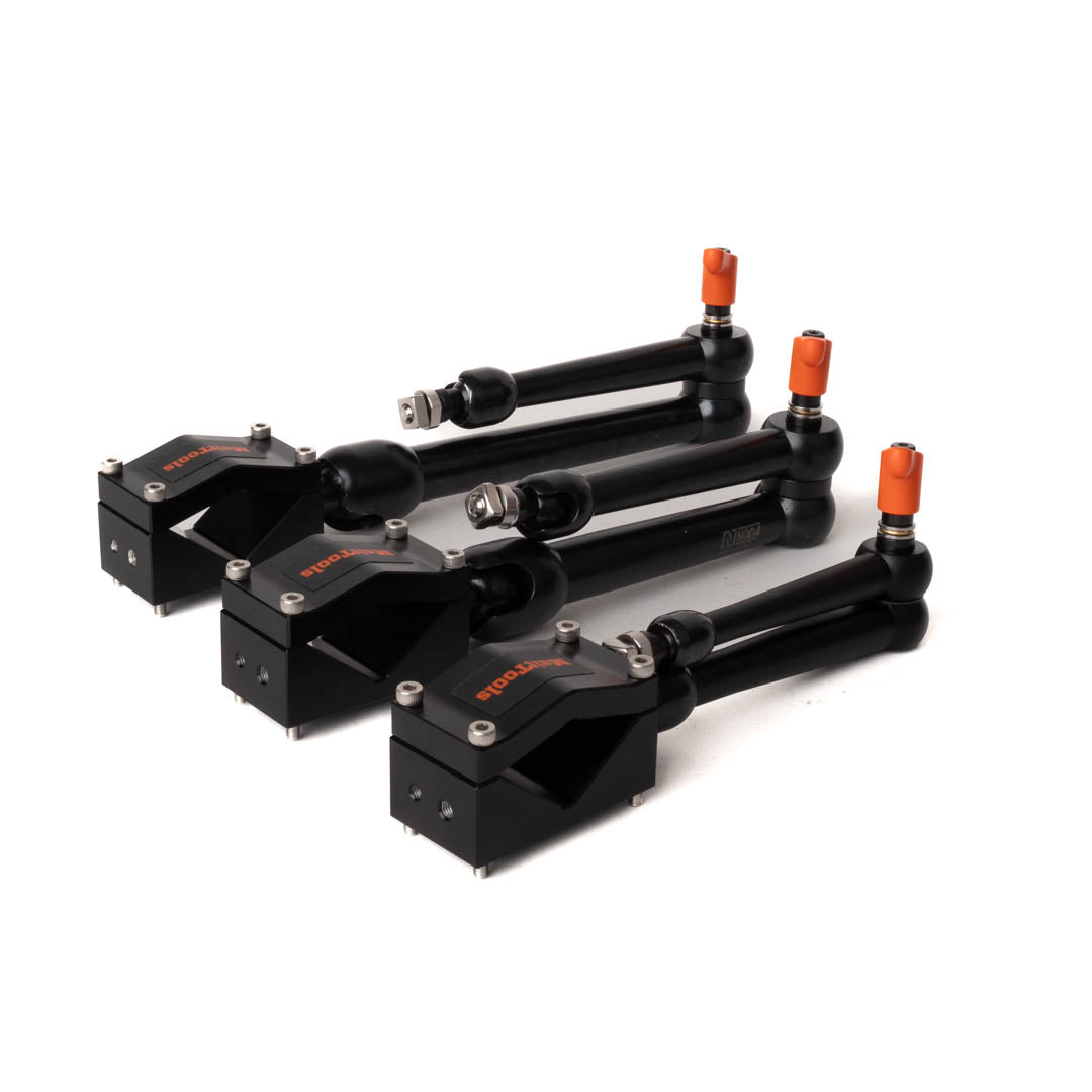 Free arm camera mount torch clamp base