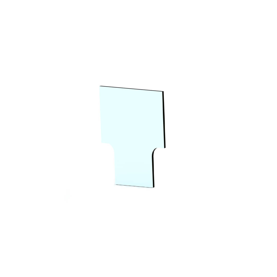 Glass spatter shield for DART welding camera