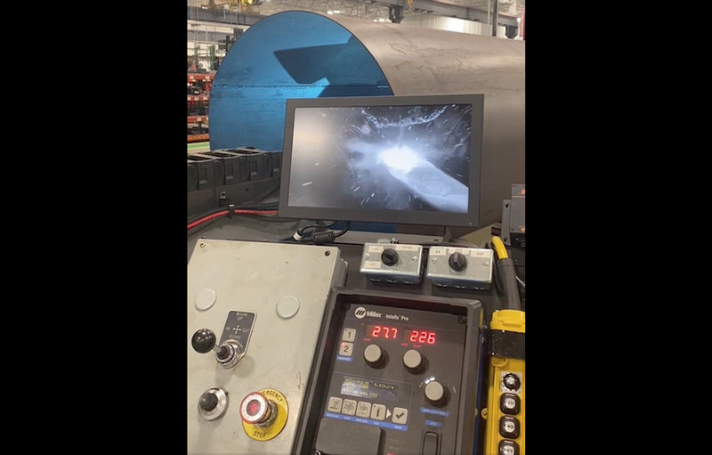 Welding environment setup of the MeltView® DART2 weld monitoring camera.