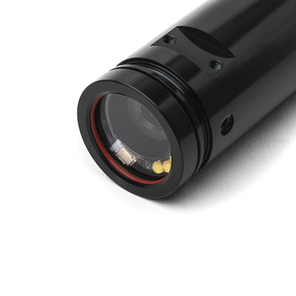 Up close view of the front of the MeltView® PIXI weld monitoring camera