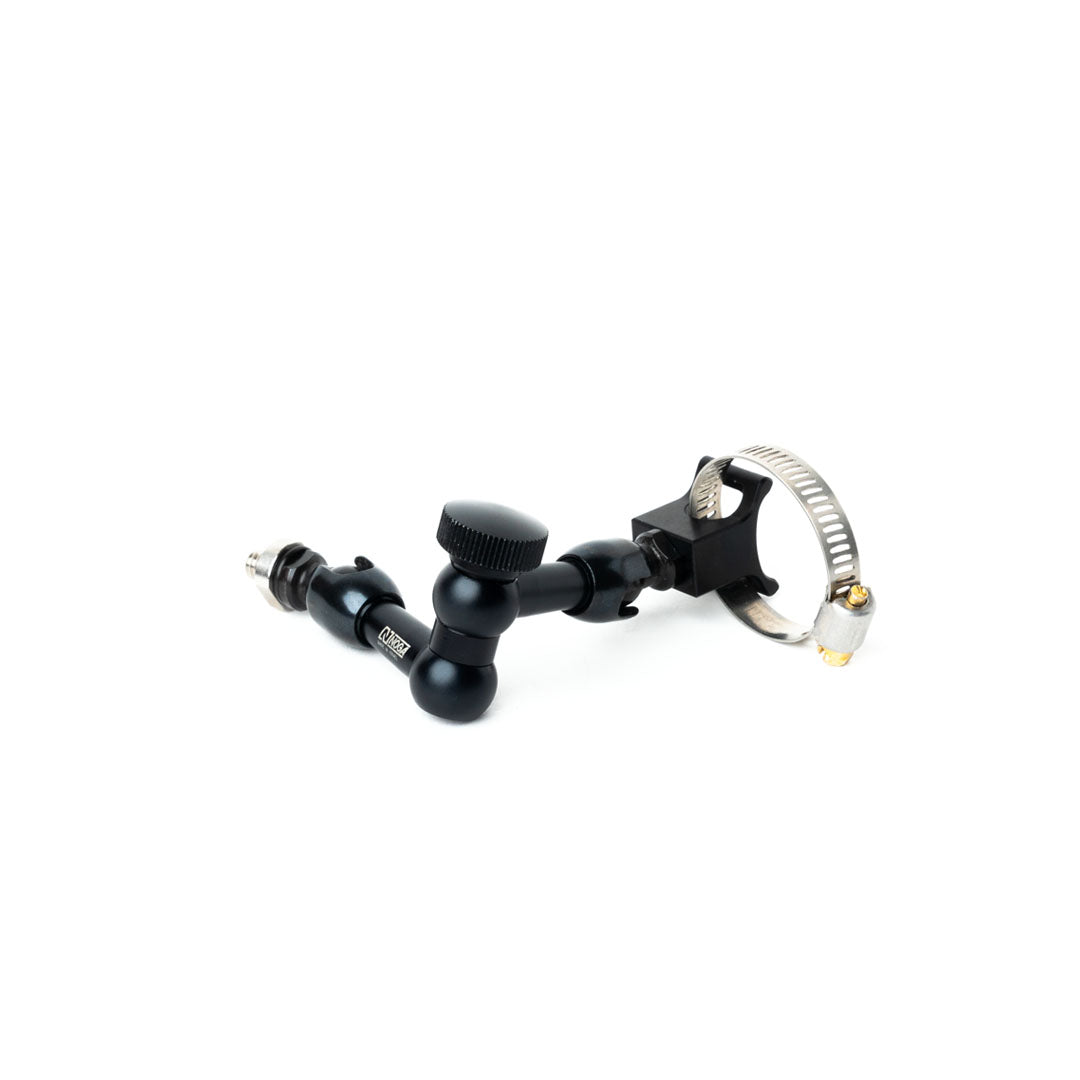 Miniature free arm camera mount with lightweight clamp MeltTools