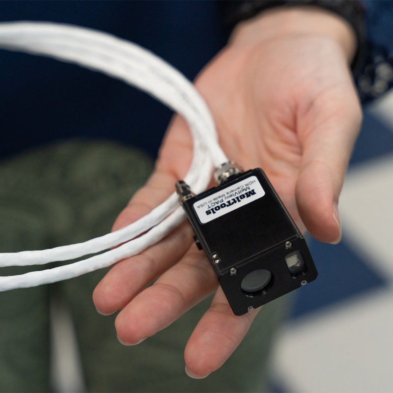 Custom MeltView® PACT camera in hand