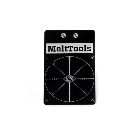 Target guide for focusing welding camera