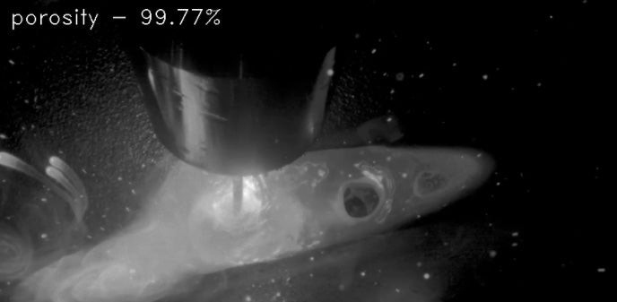 automatic detection of porosity with smart MeltView® camera system
